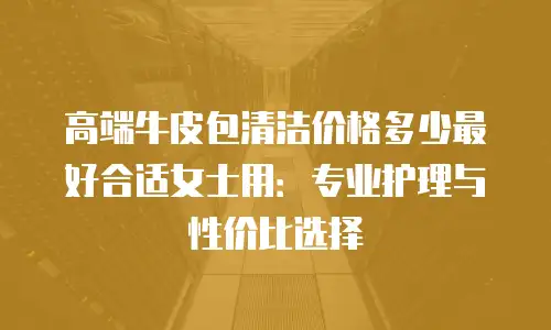 高端牛皮包清洁价格多少最好合适女士用：专业护理与性价比选择