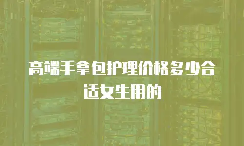 高端手拿包护理价格多少合适女生用的