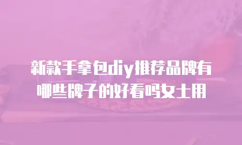 新款手拿包diy推荐品牌有哪些牌子的好看吗女士用