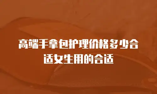 高端手拿包护理价格多少合适女生用的合适