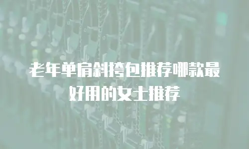 老年单肩斜挎包推荐哪款最好用的女士推荐