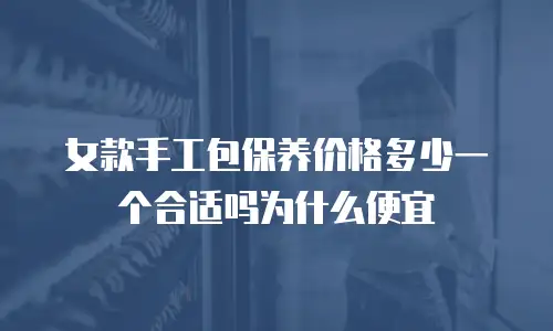 女款手工包保养价格多少一个合适吗为什么便宜