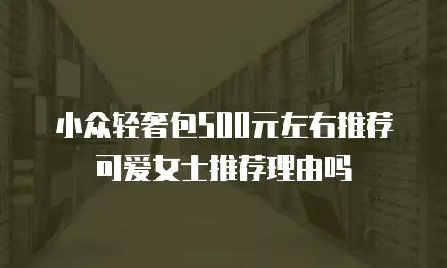 小众轻奢包500元左右推荐可爱女士推荐理由吗