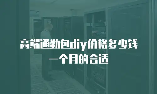 高端通勤包diy价格多少钱一个月的合适