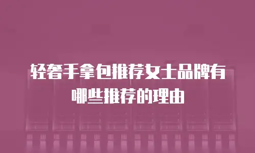 轻奢手拿包推荐女士品牌有哪些推荐的理由