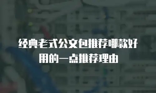 经典老式公文包推荐哪款好用的一点推荐理由