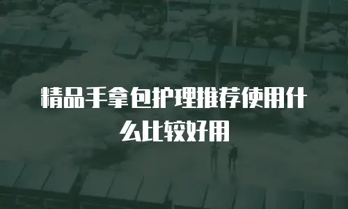 精品手拿包护理推荐使用什么比较好用