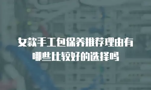 女款手工包保养推荐理由有哪些比较好的选择吗