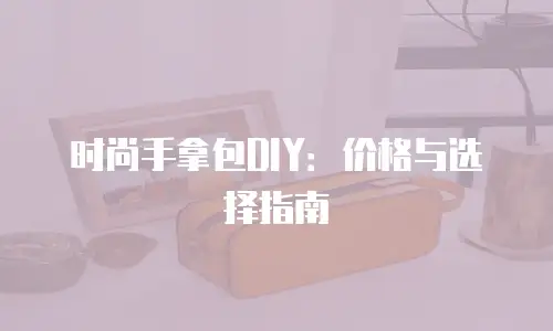 时尚手拿包DIY：价格与选择指南