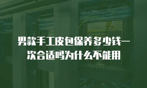 男款手工皮包保养多少钱一次合适吗为什么不能用