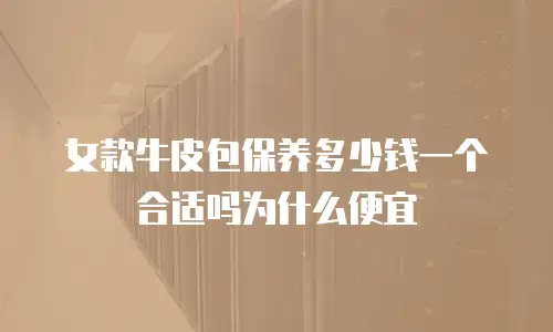 女款牛皮包保养多少钱一个合适吗为什么便宜