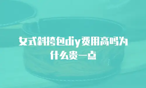 女式斜挎包diy费用高吗为什么贵一点