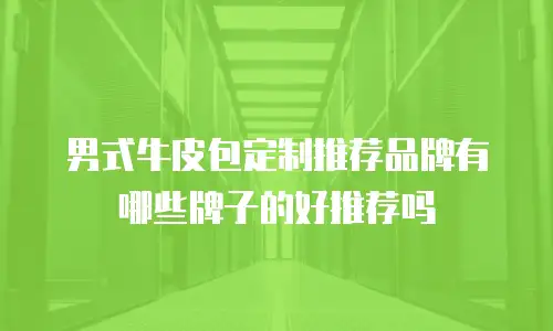 男式牛皮包定制推荐品牌有哪些牌子的好推荐吗