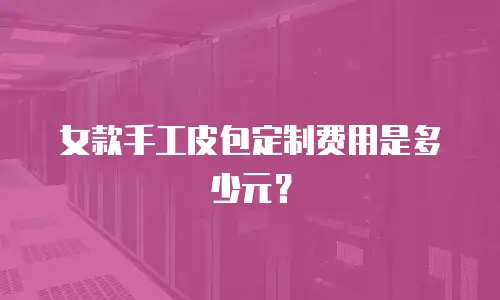 女款手工皮包定制费用是多少元？