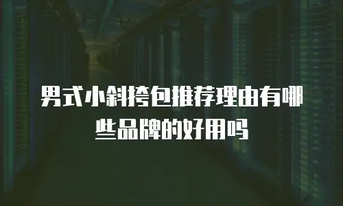 男式小斜挎包推荐理由有哪些品牌的好用吗
