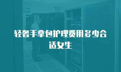 轻奢手拿包护理费用多少合适女生