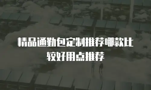 精品通勤包定制推荐哪款比较好用点推荐