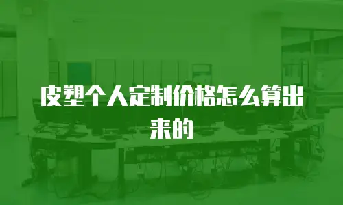 皮塑个人定制价格怎么算出来的