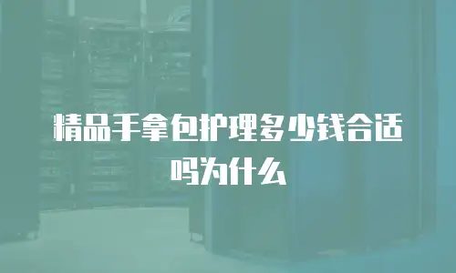 精品手拿包护理多少钱合适吗为什么