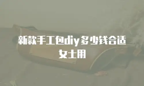 新款手工包diy多少钱合适女士用
