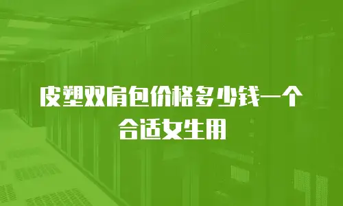 皮塑双肩包价格多少钱一个合适女生用
