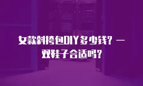 女款斜挎包DIY多少钱？一双鞋子合适吗？