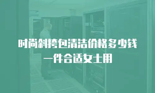 时尚斜挎包清洁价格多少钱一件合适女士用