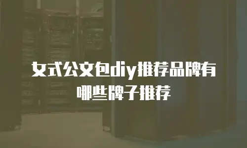 女式公文包diy推荐品牌有哪些牌子推荐