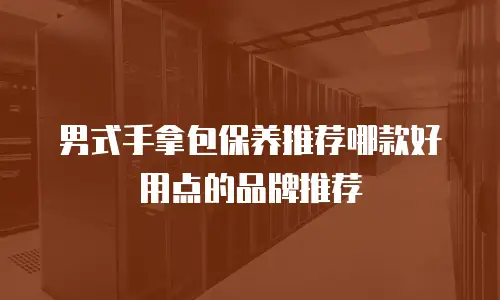 男式手拿包保养推荐哪款好用点的品牌推荐