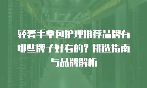 轻奢手拿包护理推荐品牌有哪些牌子好看的？挑选指南与品牌解析