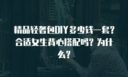 精品轻奢包DIY多少钱一套？合适女生背心搭配吗？为什么？