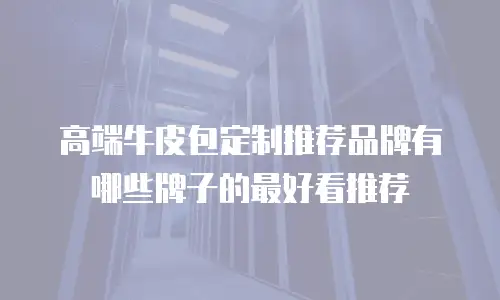 高端牛皮包定制推荐品牌有哪些牌子的最好看推荐
