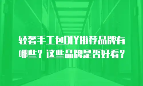 轻奢手工包DIY推荐品牌有哪些？这些品牌是否好看？