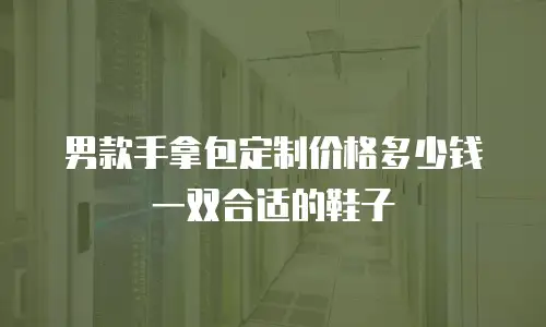 男款手拿包定制价格多少钱一双合适的鞋子