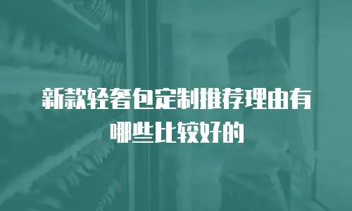 新款轻奢包定制推荐理由有哪些比较好的