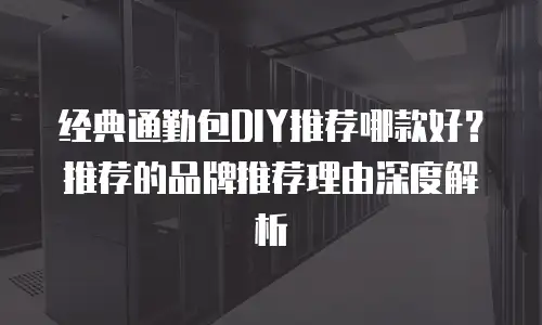 经典通勤包DIY推荐哪款好？推荐的品牌推荐理由深度解析