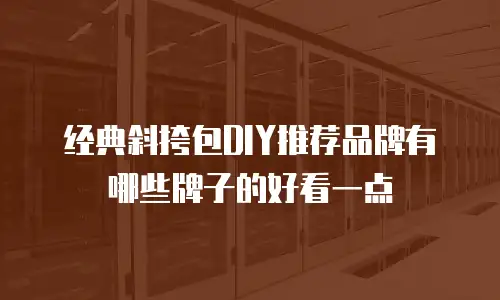经典斜挎包DIY推荐品牌有哪些牌子的好看一点