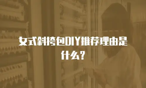 女式斜挎包DIY推荐理由是什么？