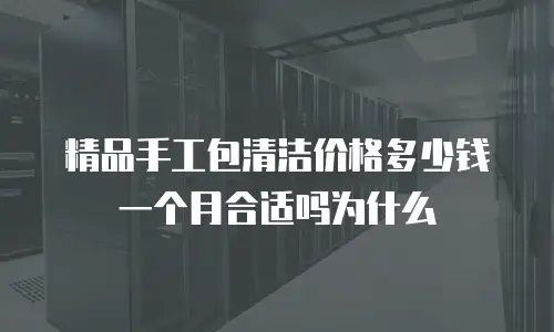 精品手工包清洁价格多少钱一个月合适吗为什么