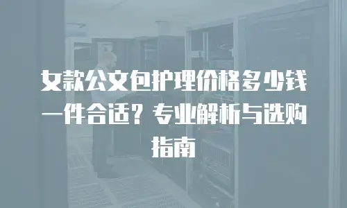 女款公文包护理价格多少钱一件合适？专业解析与选购指南