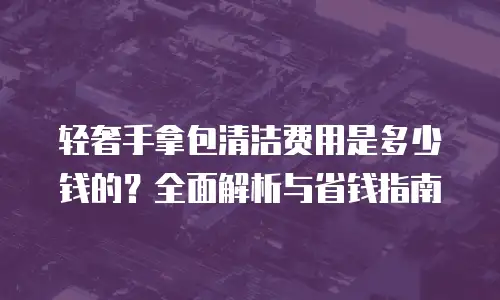 轻奢手拿包清洁费用是多少钱的？全面解析与省钱指南