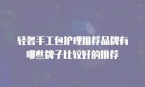 轻奢手工包护理推荐品牌有哪些牌子比较好的推荐