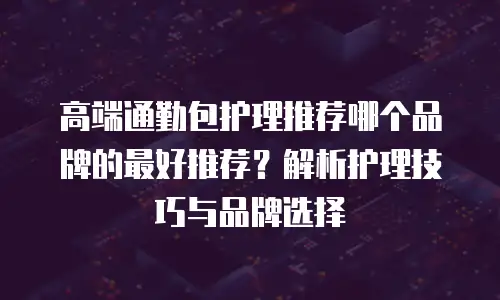 高端通勤包护理推荐哪个品牌的最好推荐？解析护理技巧与品牌选择