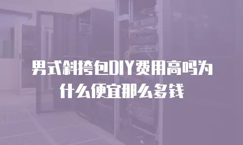 男式斜挎包DIY费用高吗为什么便宜那么多钱