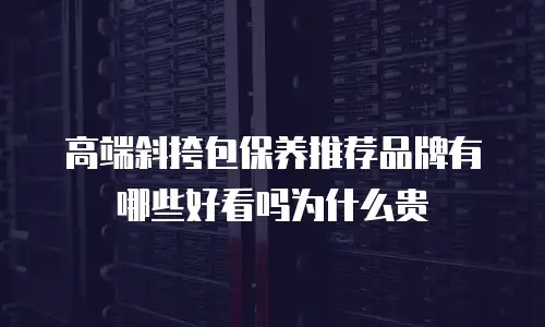 高端斜挎包保养推荐品牌有哪些好看吗为什么贵