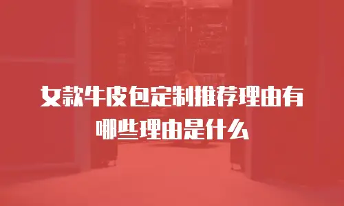 女款牛皮包定制推荐理由有哪些理由是什么