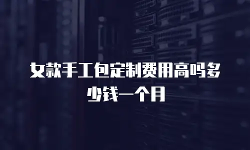 女款手工包定制费用高吗多少钱一个月