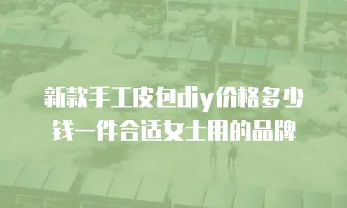 新款手工皮包diy价格多少钱一件合适女士用的品牌