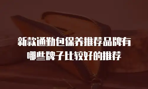 新款通勤包保养推荐品牌有哪些牌子比较好的推荐