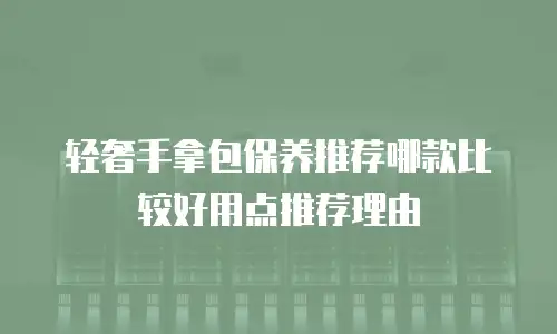 轻奢手拿包保养推荐哪款比较好用点推荐理由